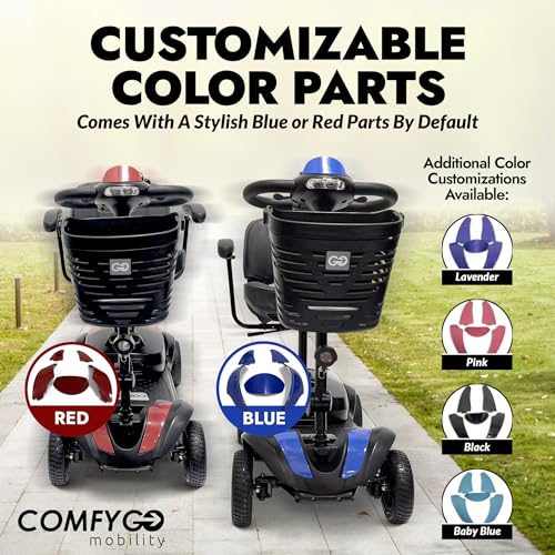 350 lbs Capacity Lithium Battery Powered Foldable Electric Mobility Scooter Z5489