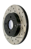 Sport Drilled/Slotted Brake Rotor, Front Left X36942