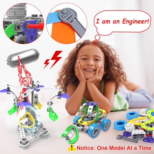 10 in 1 STEM Building Toys for Kids Ages 4-8 V433