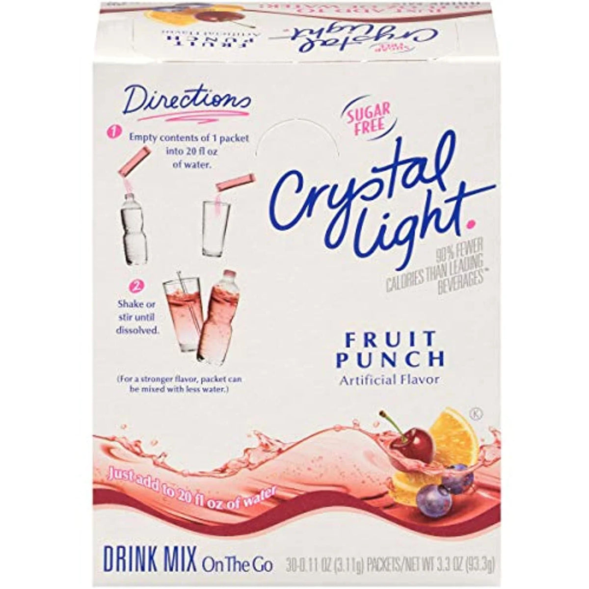 Sugar-Free Fruit Punch Powdered Drink Mix 120 Count M3700