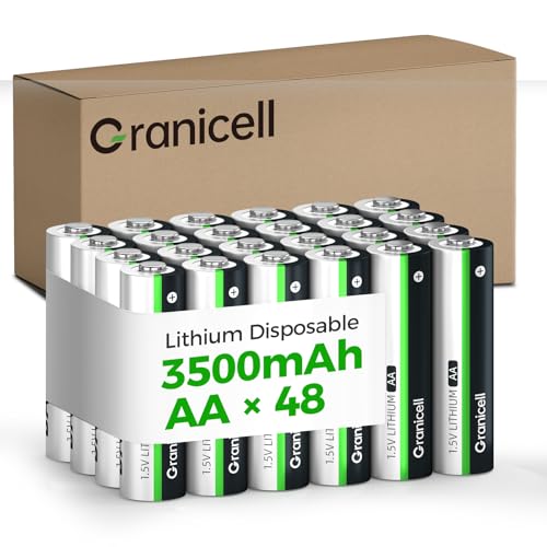 16-Pack 3500mAh Lithium AA Batteries 1.5V Non-Rechargeable I2690