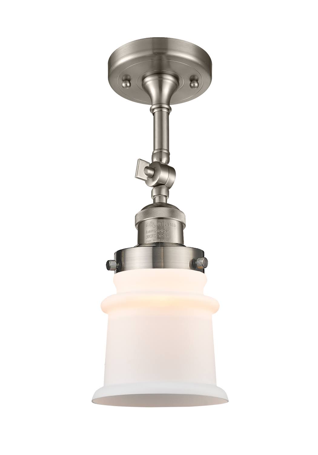 Brushed Satin Nickel LED Semi Flush Mount D791763