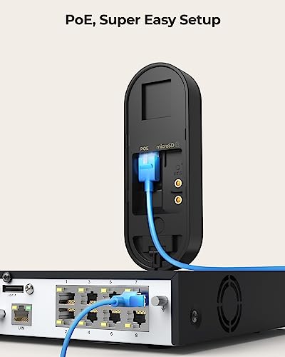 2K PoE Video Doorbell Camera with Chime L336137