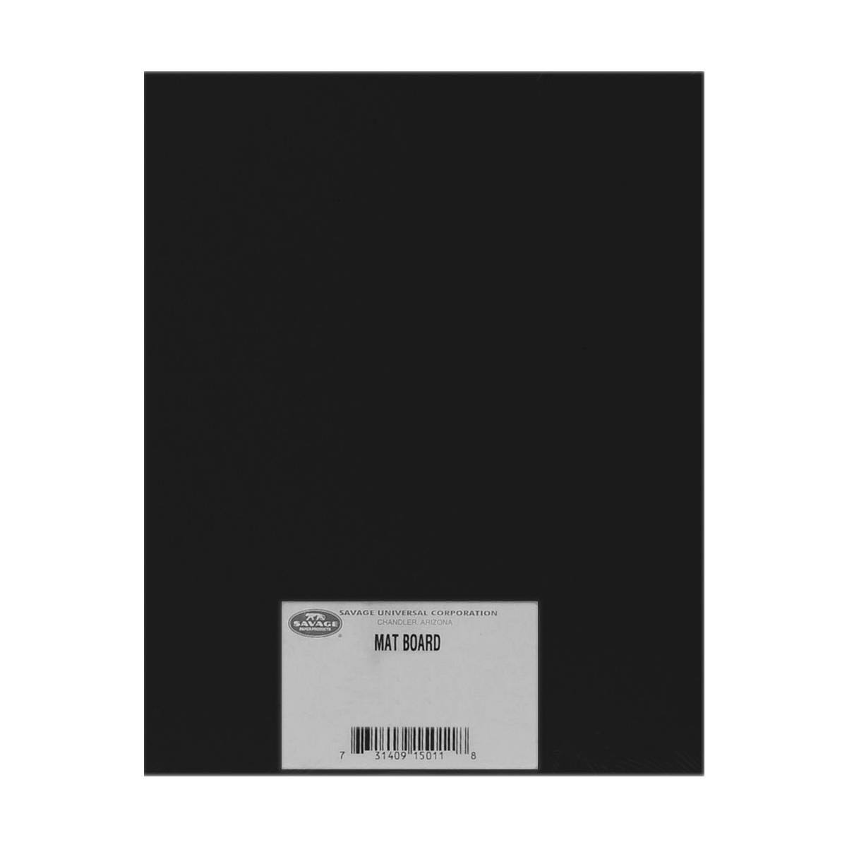 16x20 Cut-Size Mat and Mount Board, Black/White Smooth, 100 Sheet/Carton L90934