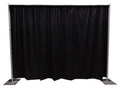 8ft x 10ft Black Portable Pipe and Drape Backdrop Kit V16557