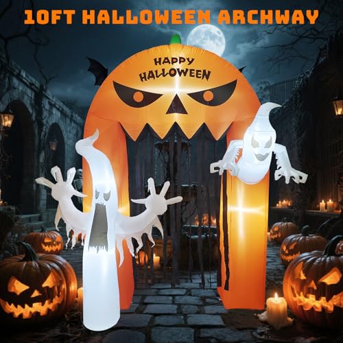 8FT Halloween Inflatable Archway with LED Lights N16888