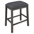 Gray Laurel Foundry 2-Piece Counter Height Wood Kitchen Dining Stools F5747