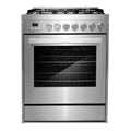 5.0 cu. ft. Single Oven Gas Range with 5 Burner Cooktop Stainless Steel I835