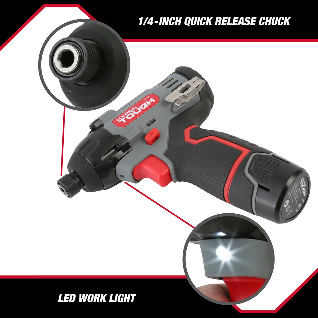 12V Max Lithium-Ion Cordless Impact Driver with Battery and Charger A791
