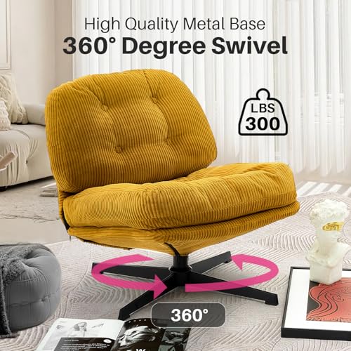 Swivel Accent Chair with Ottoman Z193