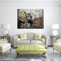 Abstract Animal Canvas Art 40x22 W x 30x22 H G947