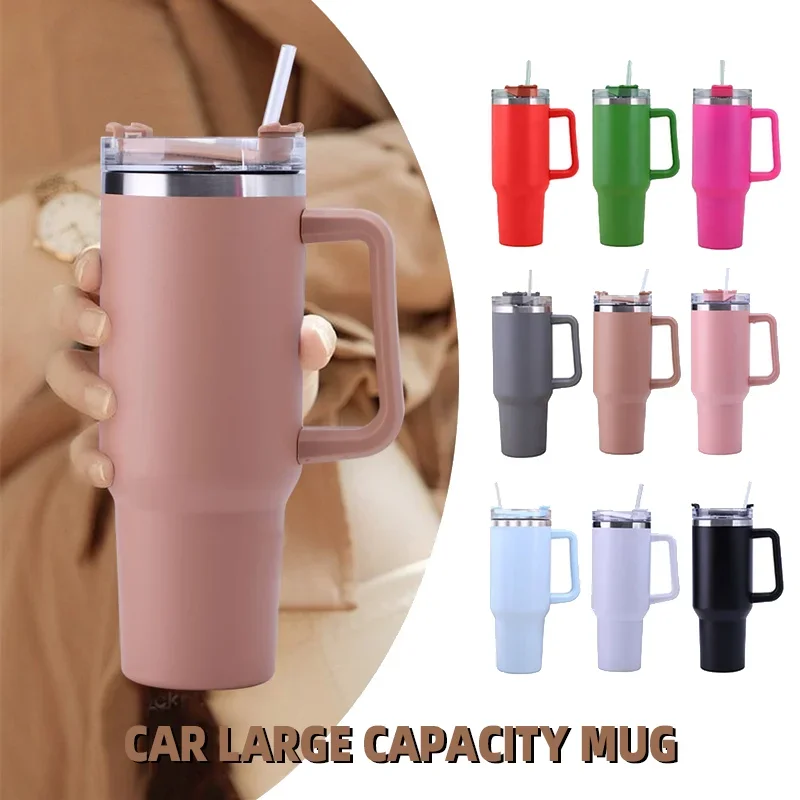 40oz Stainless Steel Insulation Mug With Handle N924