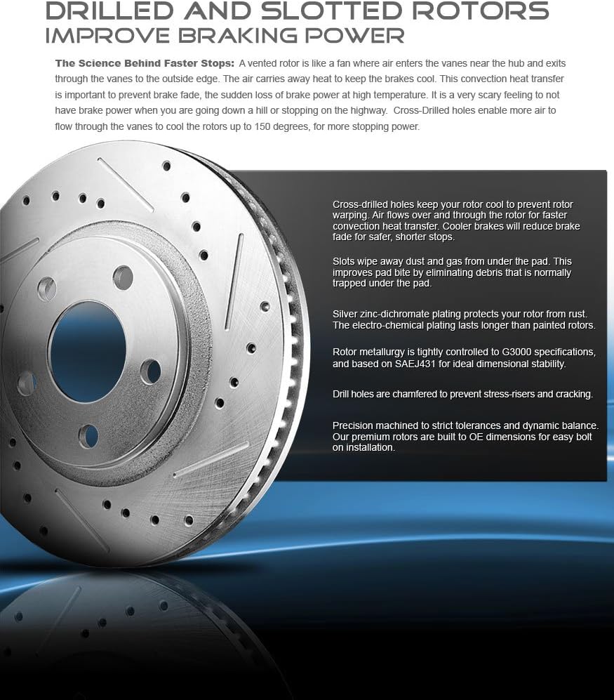 Brake Rotors + Brake Pads + Clips B426
