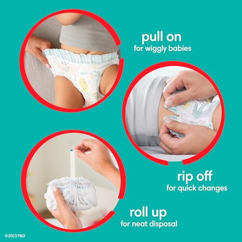 Size 5 Pull-On Disposable Diapers 128 Count K812