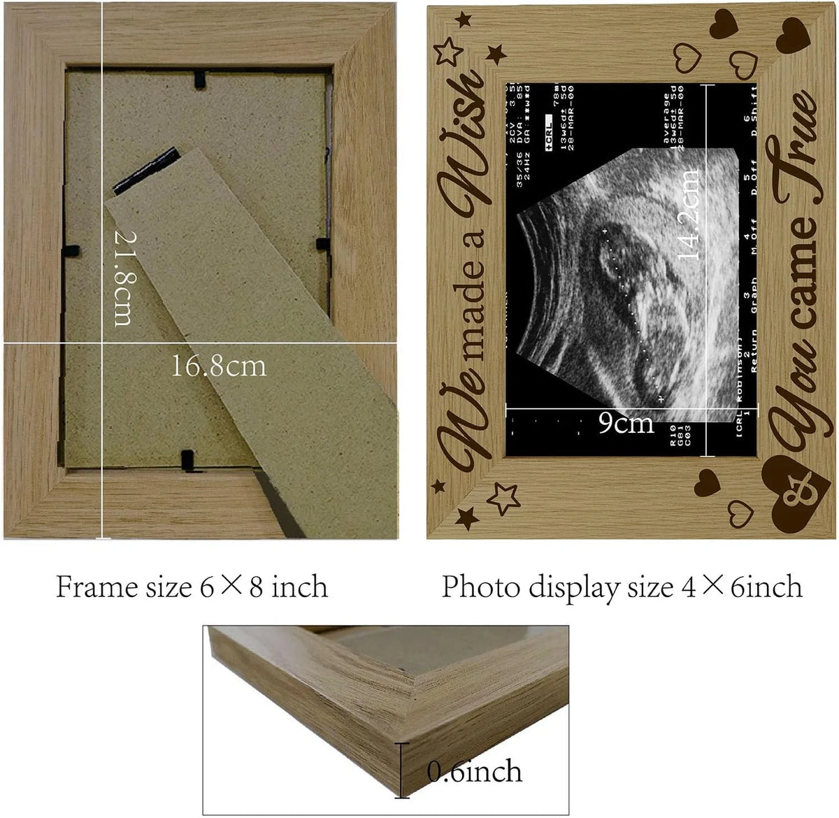 Wood 4x6 Picture Frame V5967