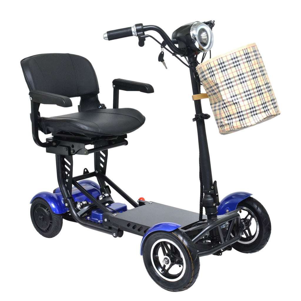 Heavy Duty Folding Power Scooter 300 lbs Capacity 12 Miles Z291
