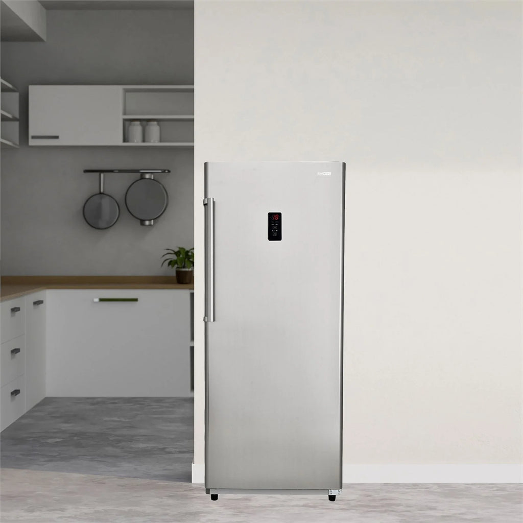 17 cu. ft Convertible Upright Freezer/Refrigerator in Stainless U2302