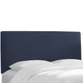 Navy Suede California King Headboard F7793