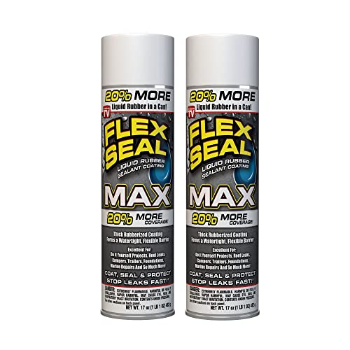 17 oz White Waterproof Rubber Spray Sealant D432582