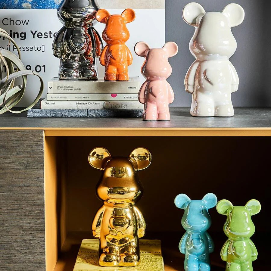 Silver Bear Decor 27 h R509