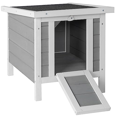 Weatherproof Wooden Cat House O530467