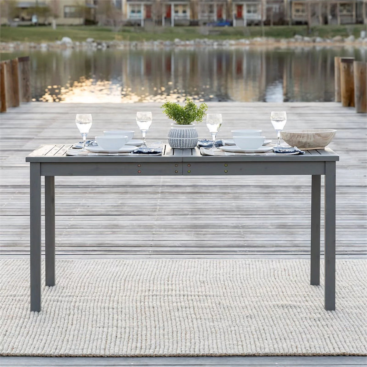 Outdoor Wood Patio Dining Table R830