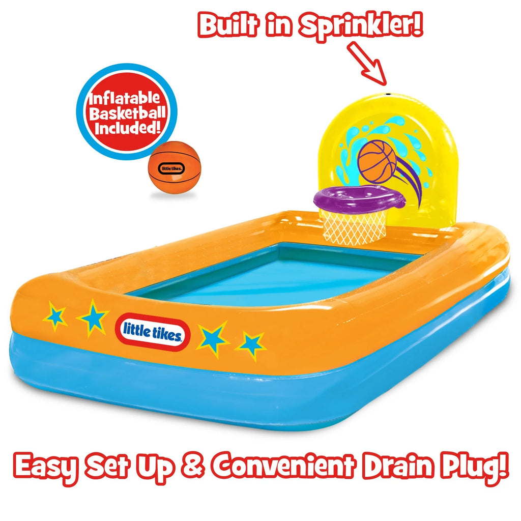 Inflatable Pool with Basketball Hoop and Ball M4981