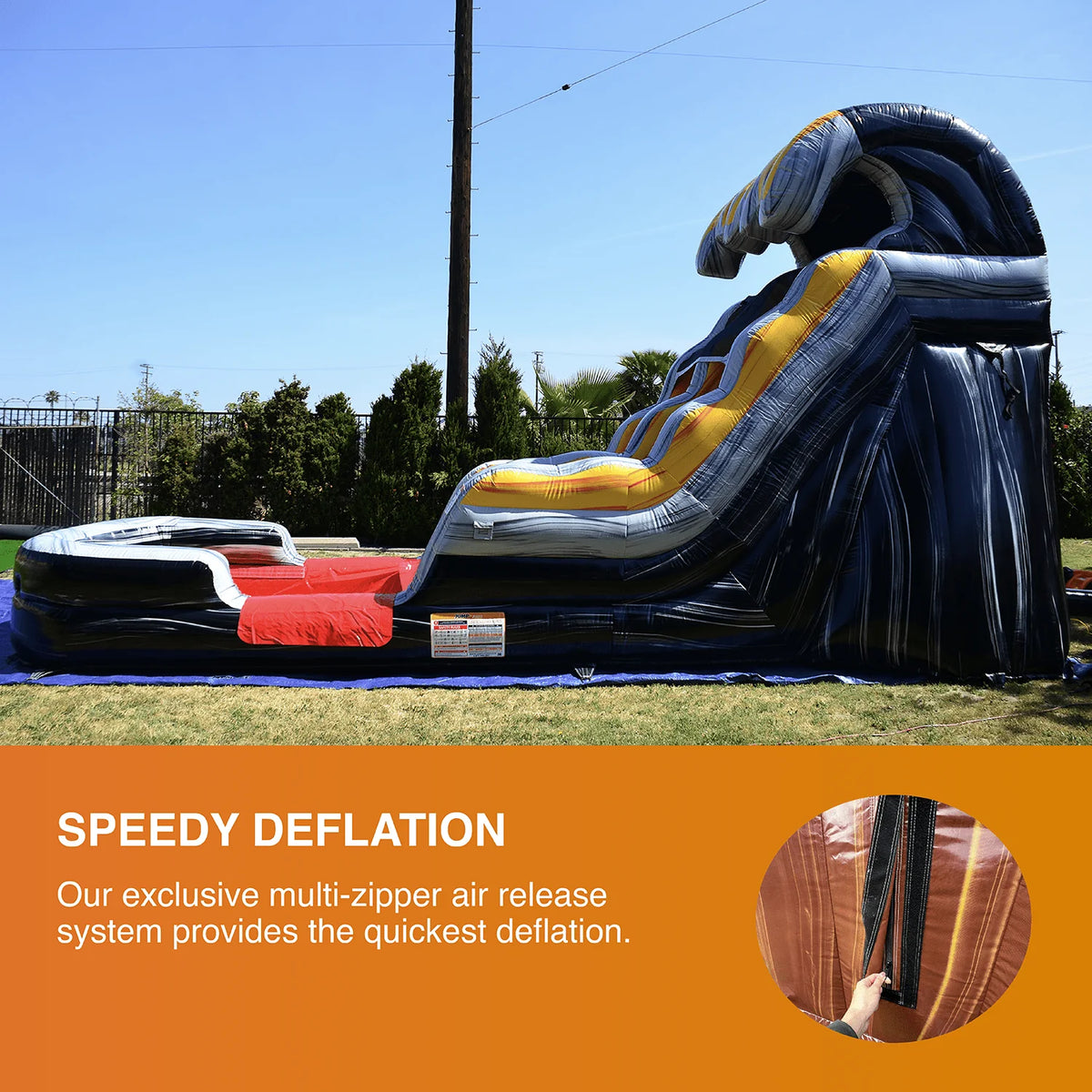 Commercial Grade Inflatable Water Slide with Splash Pool A765