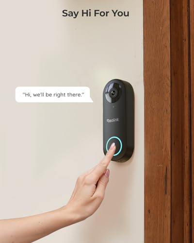 2K PoE Video Doorbell Camera with Chime L336137