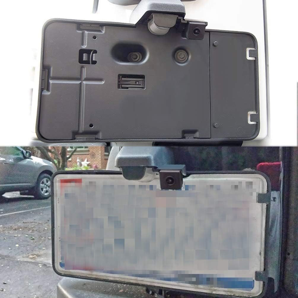 Rear View Reverse Camera License Plate Holder Frame Bracket for Jeep Wrangler JK Unlimited G6937