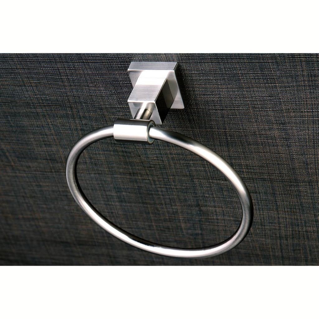 Satin Nickel 6x22 Towel Ring I618