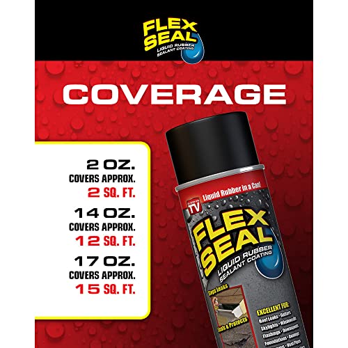 17 oz White Waterproof Rubber Spray Sealant D432582