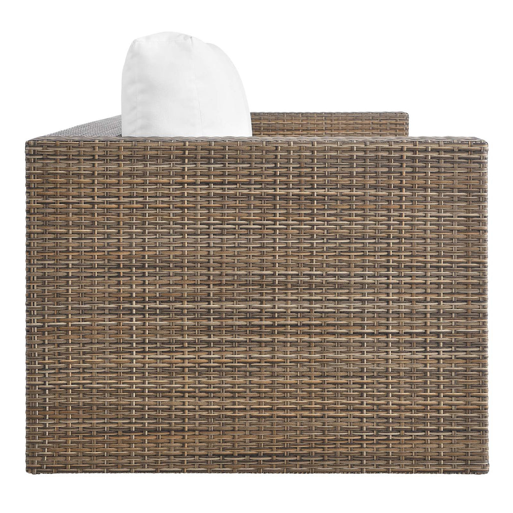 Cappuccino White Outdoor Patio Sofa S585363