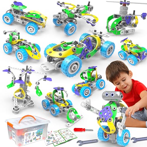 10 in 1 STEM Building Toys for Kids Ages 4-8 V433