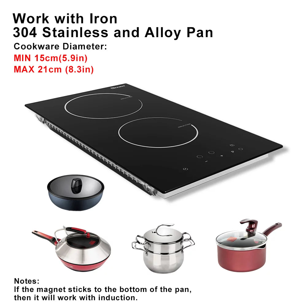 2 Burner Electric Cooktop N4708