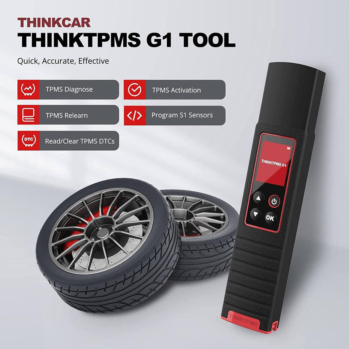 TPMS Relearn Tool 315/433MHz Universal Sensors Programming Tool A987090