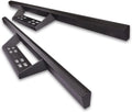 Black 4" Drop Side Steps Nerf Bars Rock Slider 2pcs D744