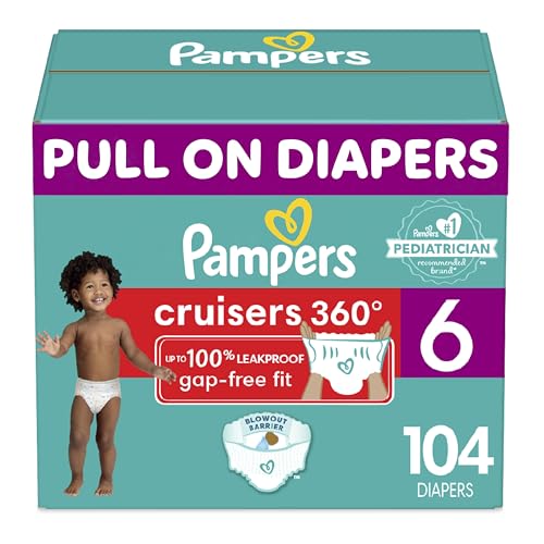 Size 5 Pull-On Disposable Diapers 128 Count K812