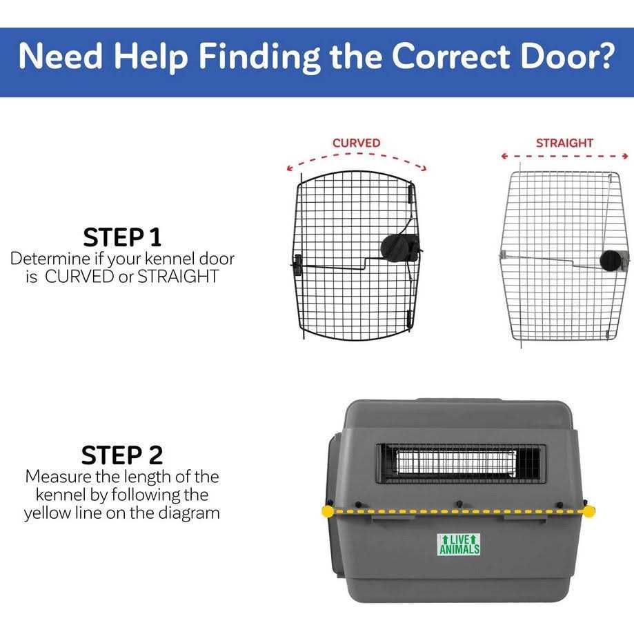 Black Kennel Replacement Door P86632