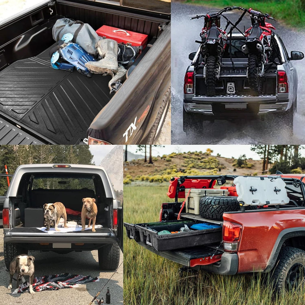 Toyota Tacoma Bed Mat Tailgate Bed Liner Short Trunk Mats Rear Cargo Liners R630
