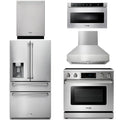 36 Electric Range, Range Hood, Microwave, Refrigerator with Water and Ice Dispenser, Dishwasher A8309