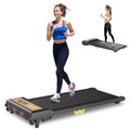 Under Desk Walking Treadmill with 265LBS Weight Capacity, 2 in 1 Portable Compact Treadmill A396