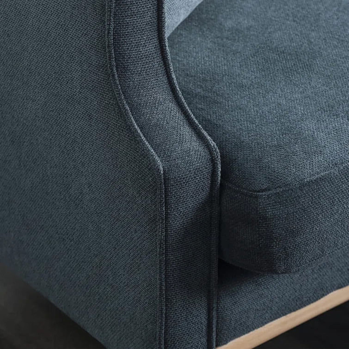 Blue Sofa with Two Pillows and USB Charge Port S74838
