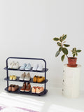 Blue Entryway Rack N6648