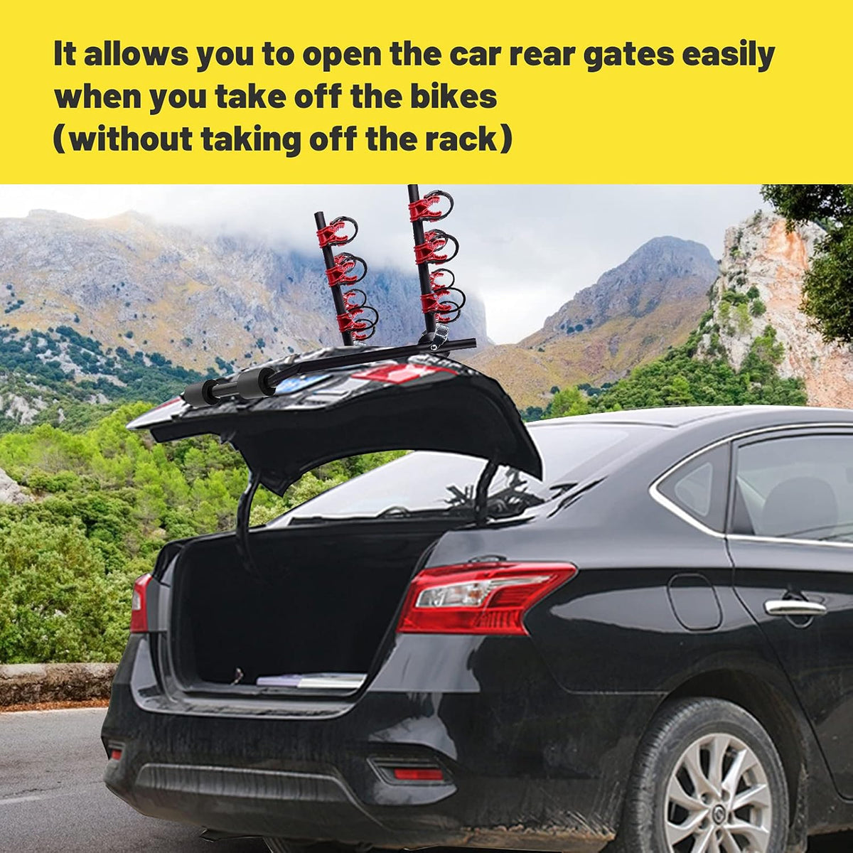 Trunk Mount 3-Bike Carrier Rack Pack of 2 T408257