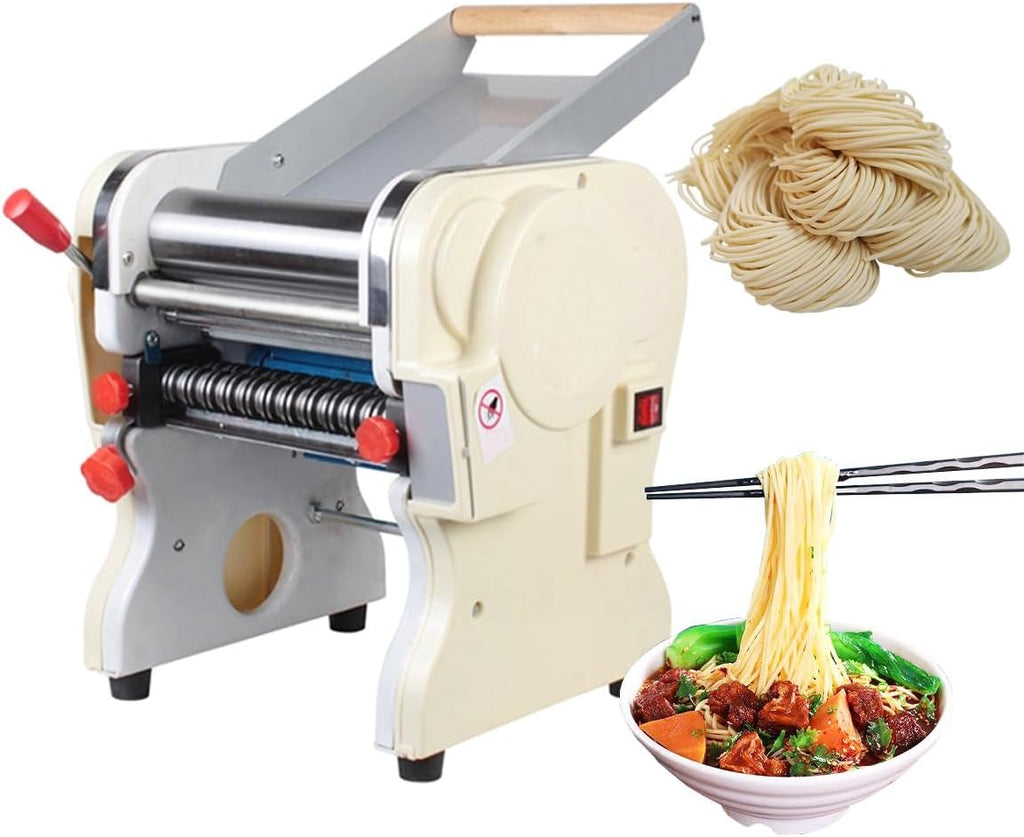 110V Electric Stainless Steel Pasta Maker Noodle Machine with 3mm Round Knife R565