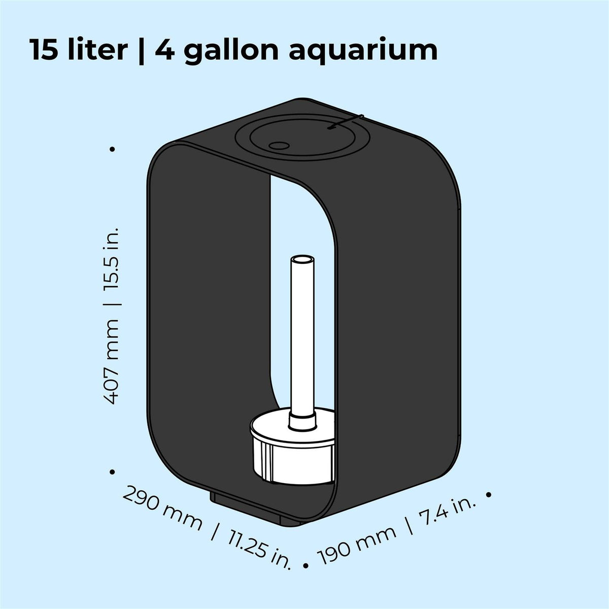 15 Aquarium with MCR Light L77054