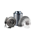 4-Inch Centrifugal Inline Duct Fan with Carbon Filter and Aluminum Ducting L198217