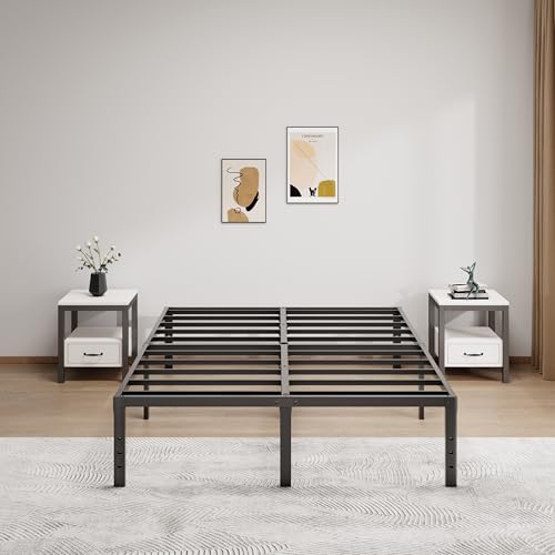 14 Inch Heavy-Duty Full Size Metal Bed Frame Y4840