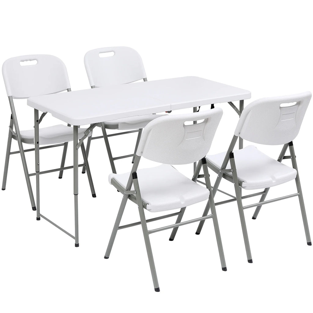 White 4 Foot Folding Table U794361